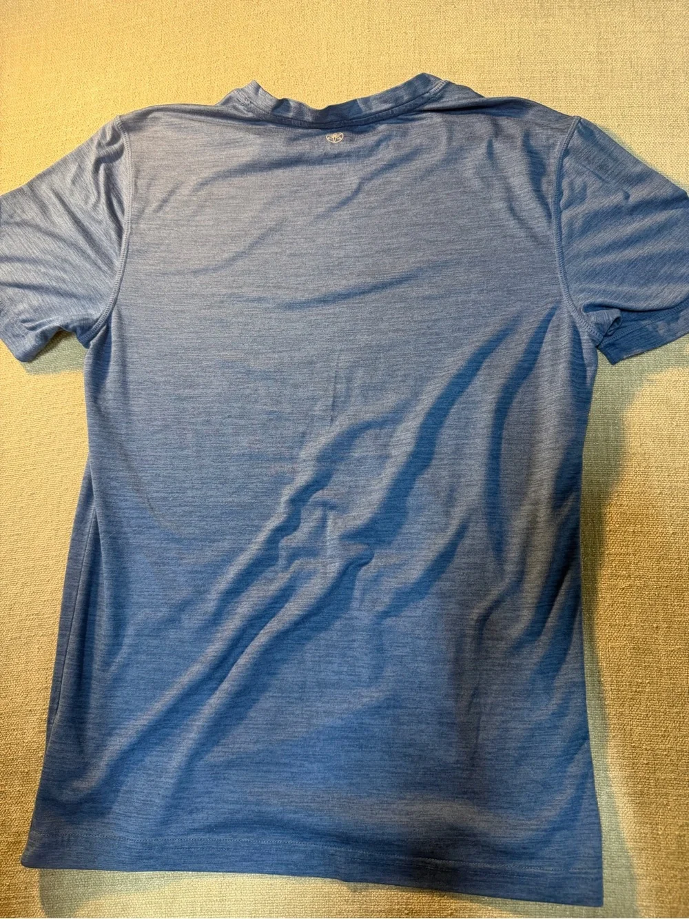 GAIAM Men's Heathered Royal Blue Crew Neck Tee - Picture 3 of 3
